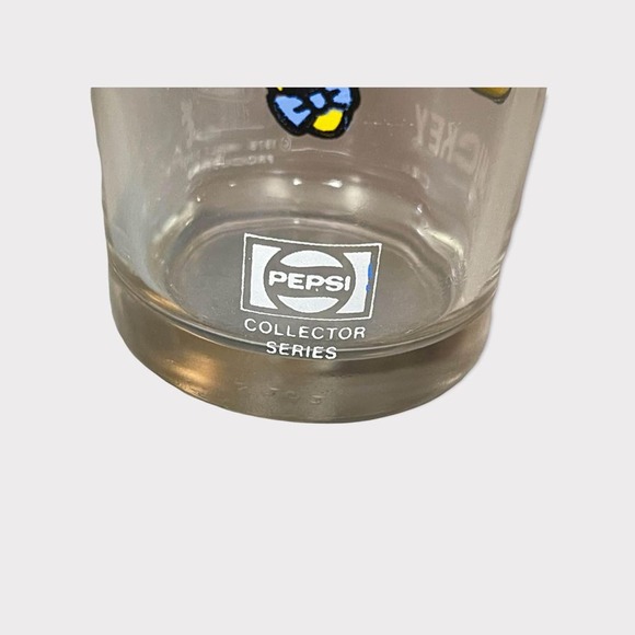 1978 Pepsi Drinking Glass Mickey Mouse with Roses and Minnie - Picture 6 of 6